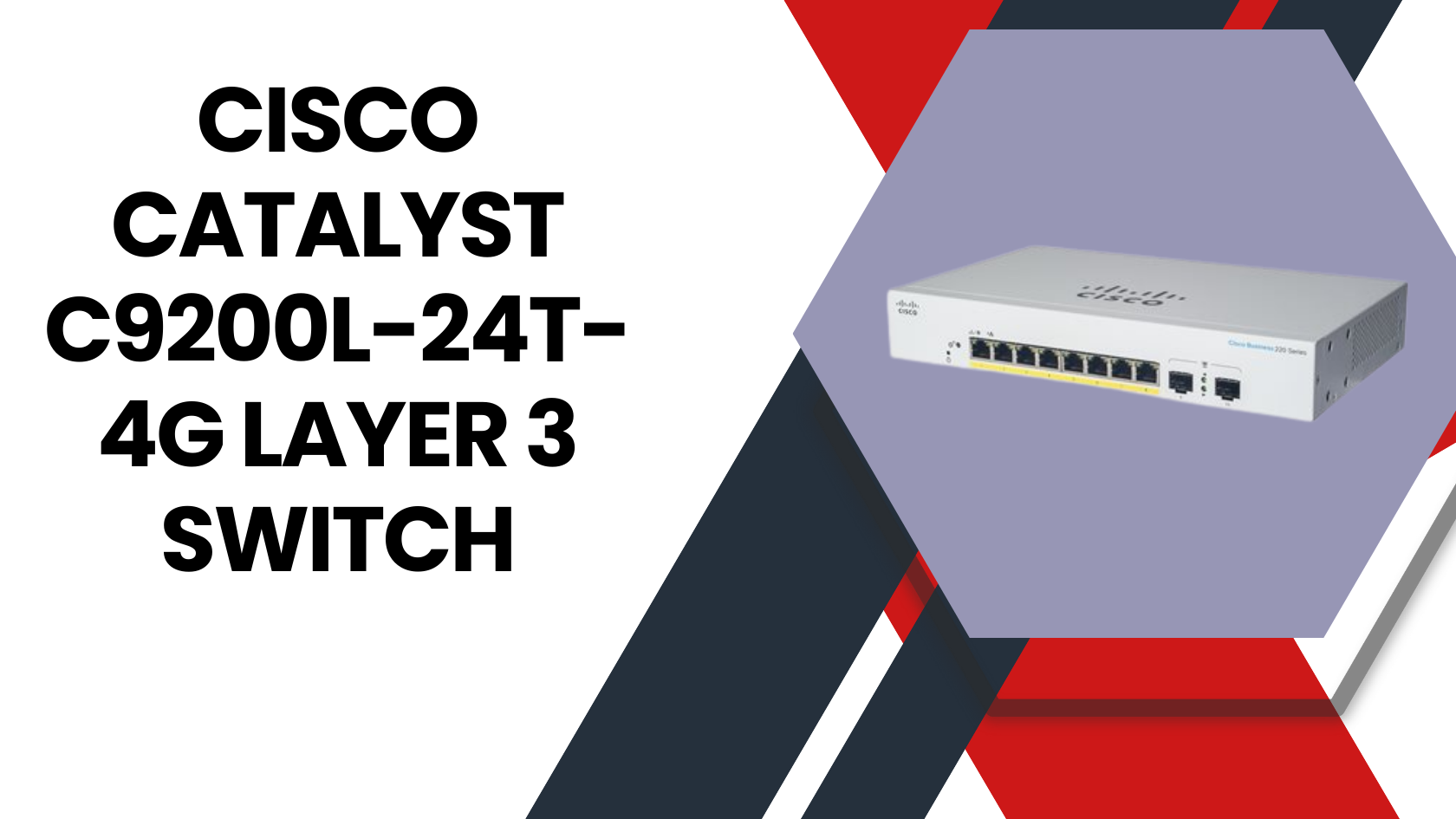 Cisco Catalyst C9200L-24T-4G Layer 3 Switch