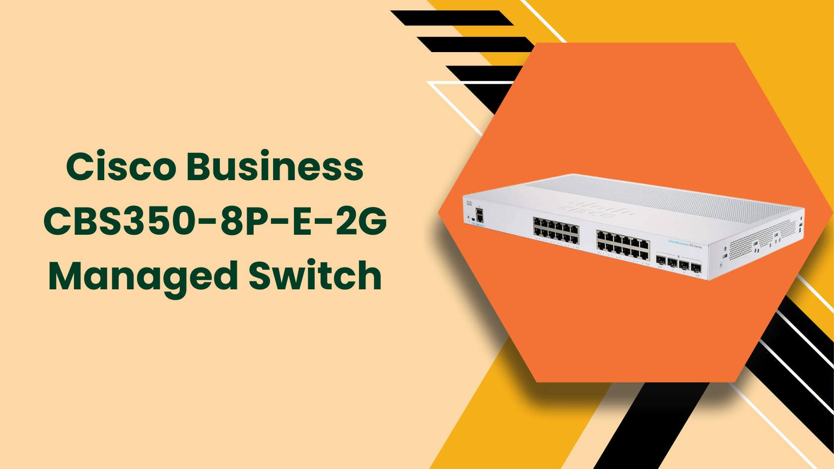 Cisco Business CBS350-8P-E-2G Managed Switch