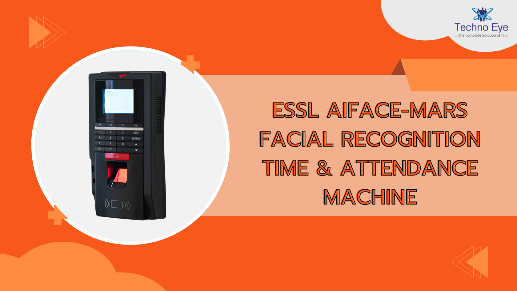 eSSL AiFace-Mars Facial Recognition Time & Attendance Machine