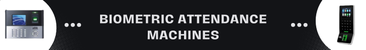 Biometric attendance machine banner