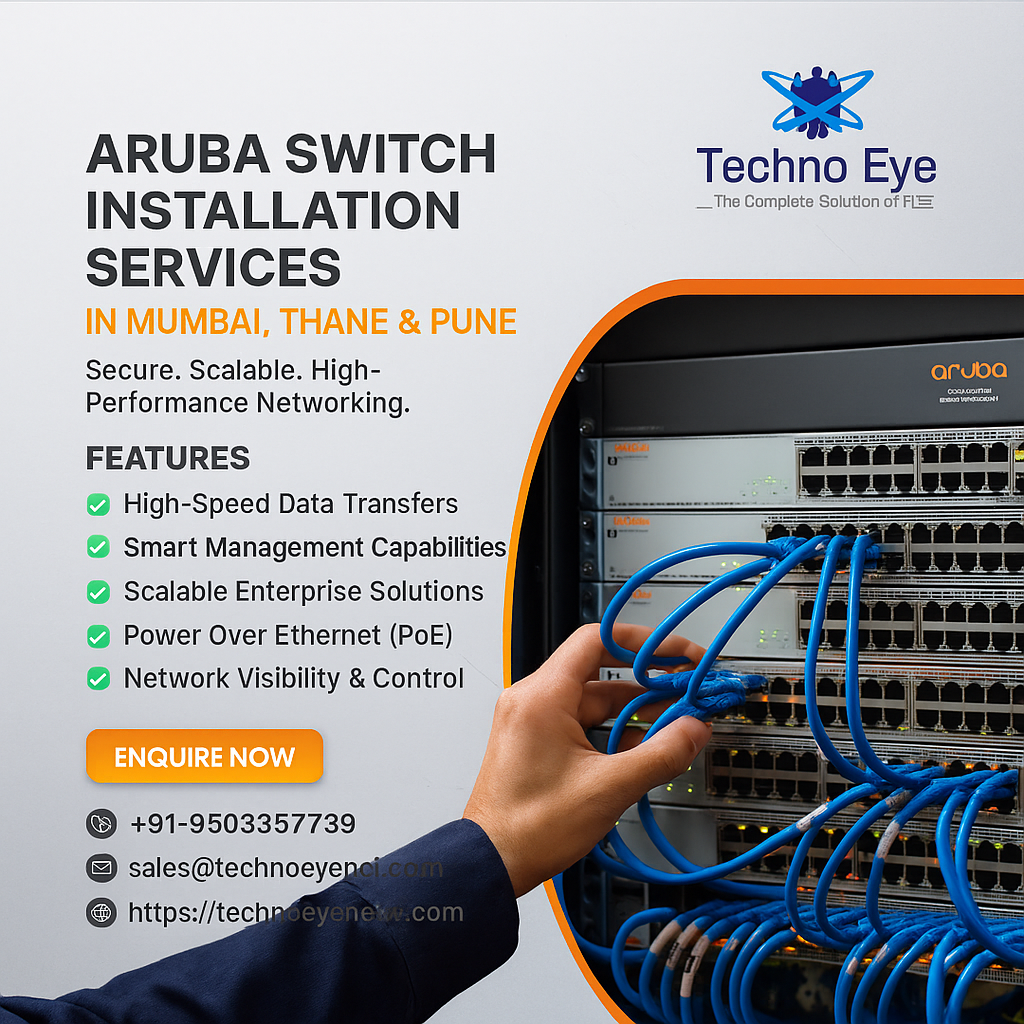 Aruba Switch in Mumbai, Thane and Pune.