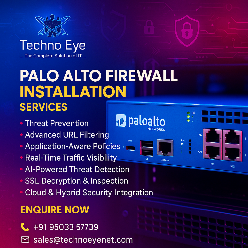Palo Alto Firewall in Mumbai, Thane and Pune.