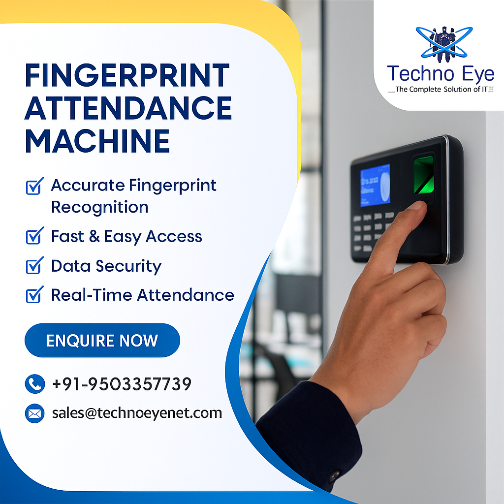 Fingerprint Attendance Machine in Mumbai, Thane and Pune.