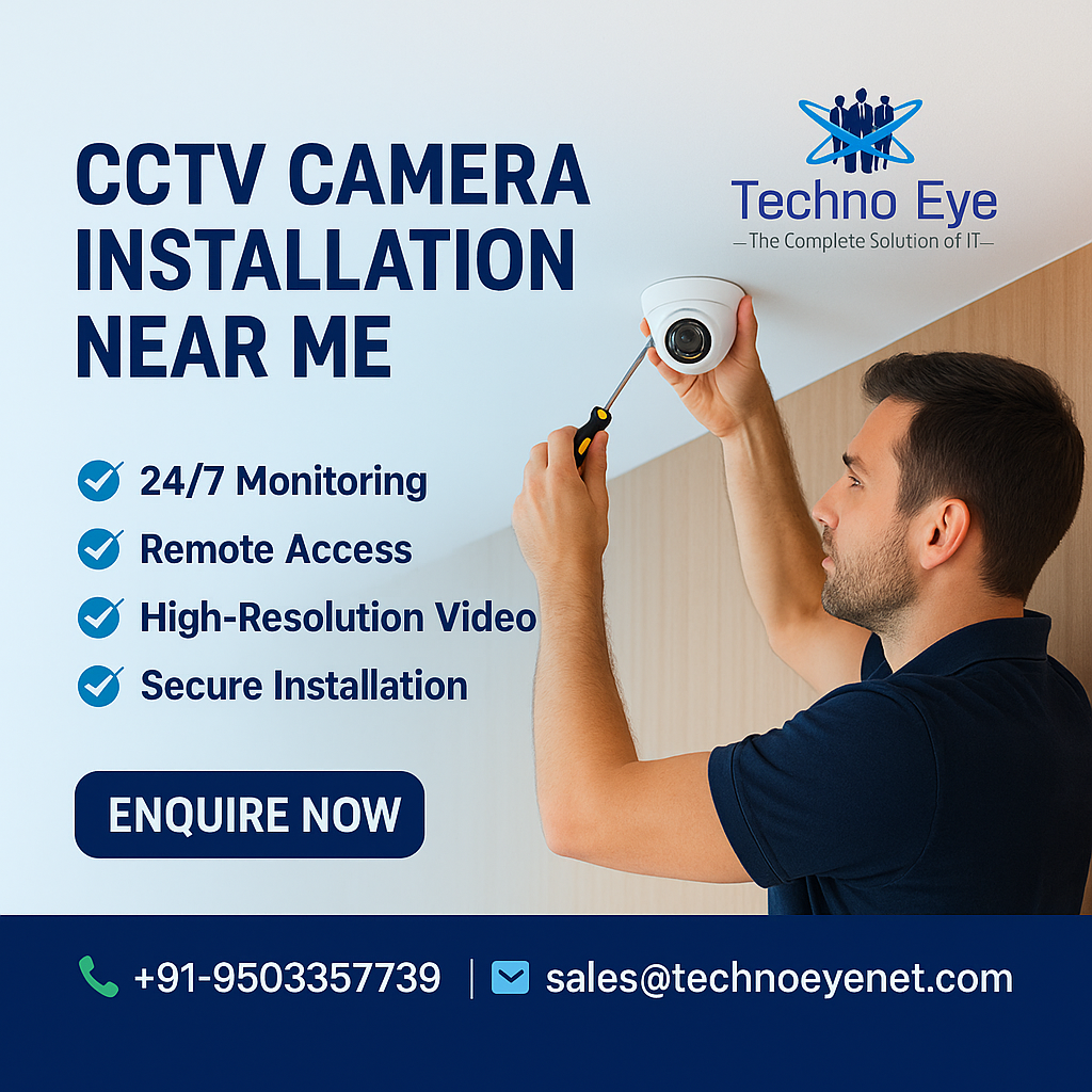 CCTV Camera Installation Near Me in Mumbai, Thane and Pune.