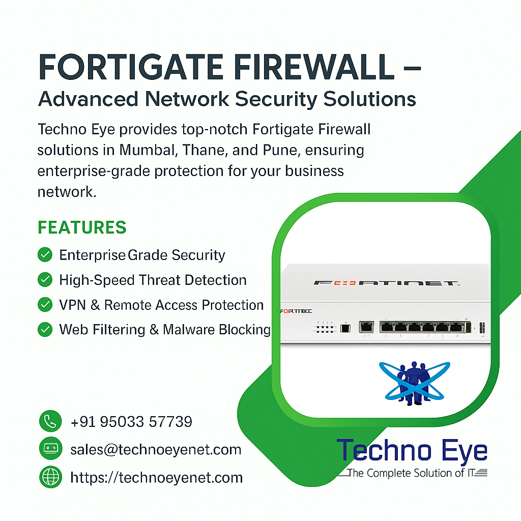 Fortigate Firewall in Mumbai, Thane and Pune.