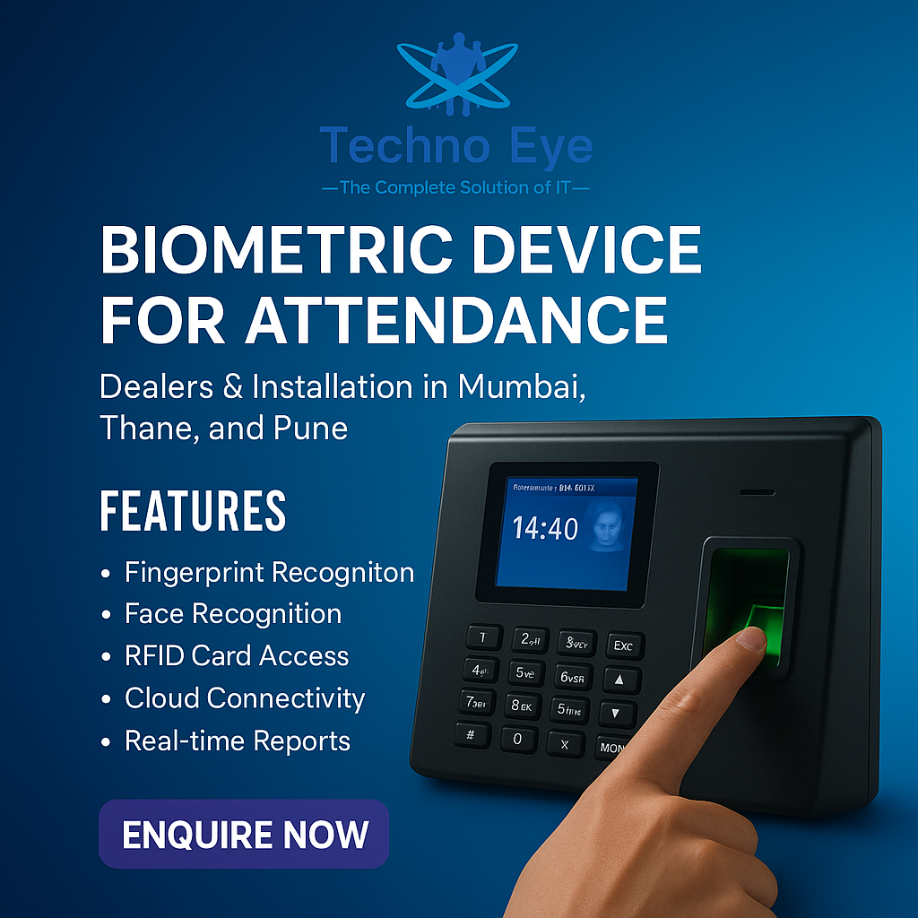 Biometric Device for Attendance in Mumbai, Thane and Pune.