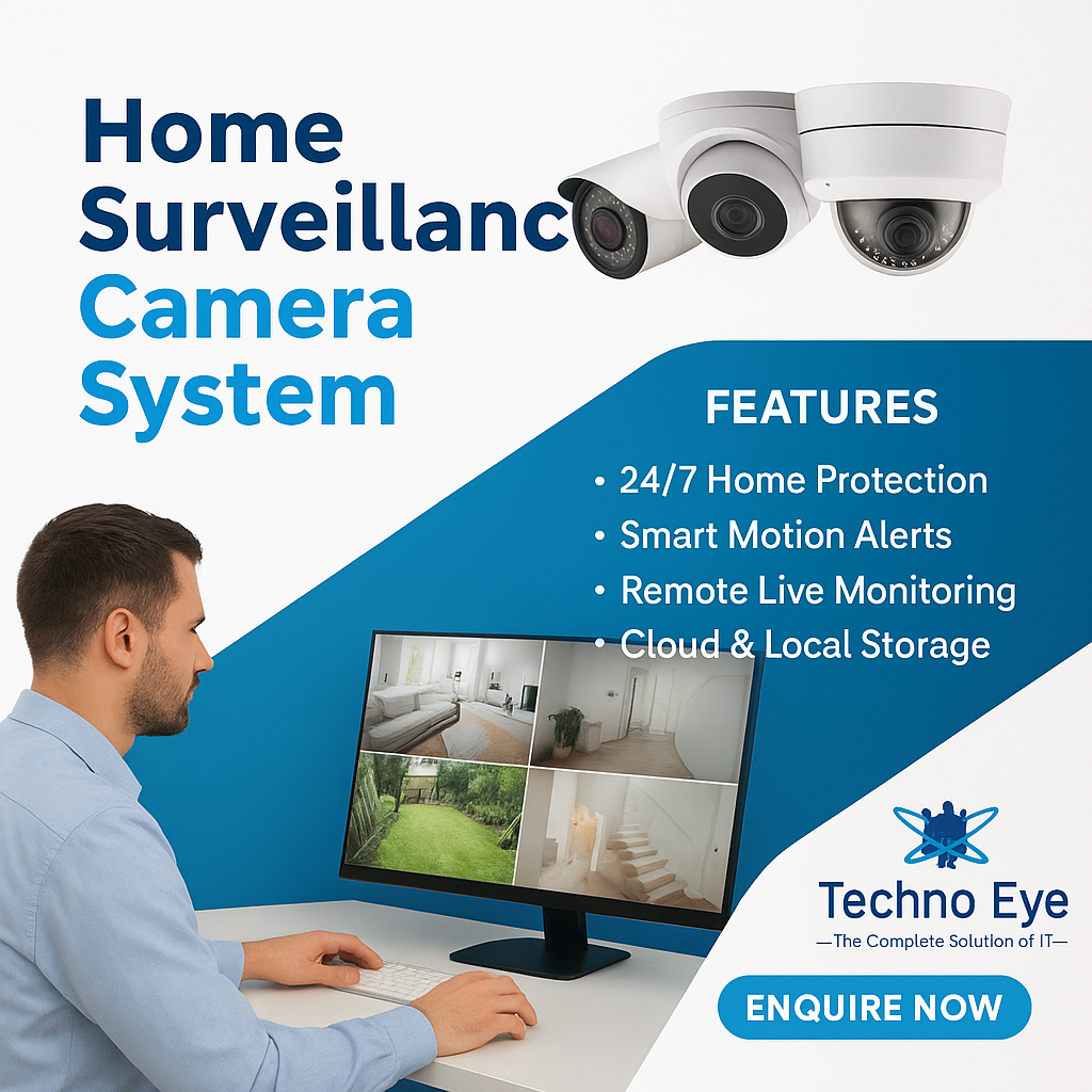 Home Surveillance Camera System in Mumbai, Thane and Pune.
