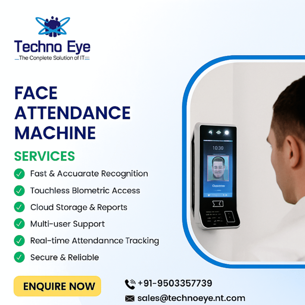 Face Attendance Machine in Mumbai, Thane and Pune.