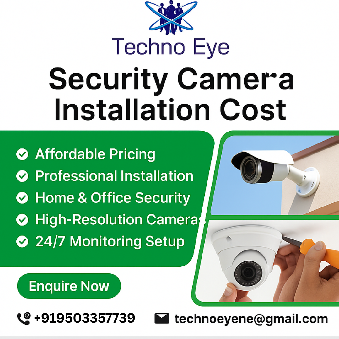 Security Camera Installation Cost in Mumbai, Thane and Pune.